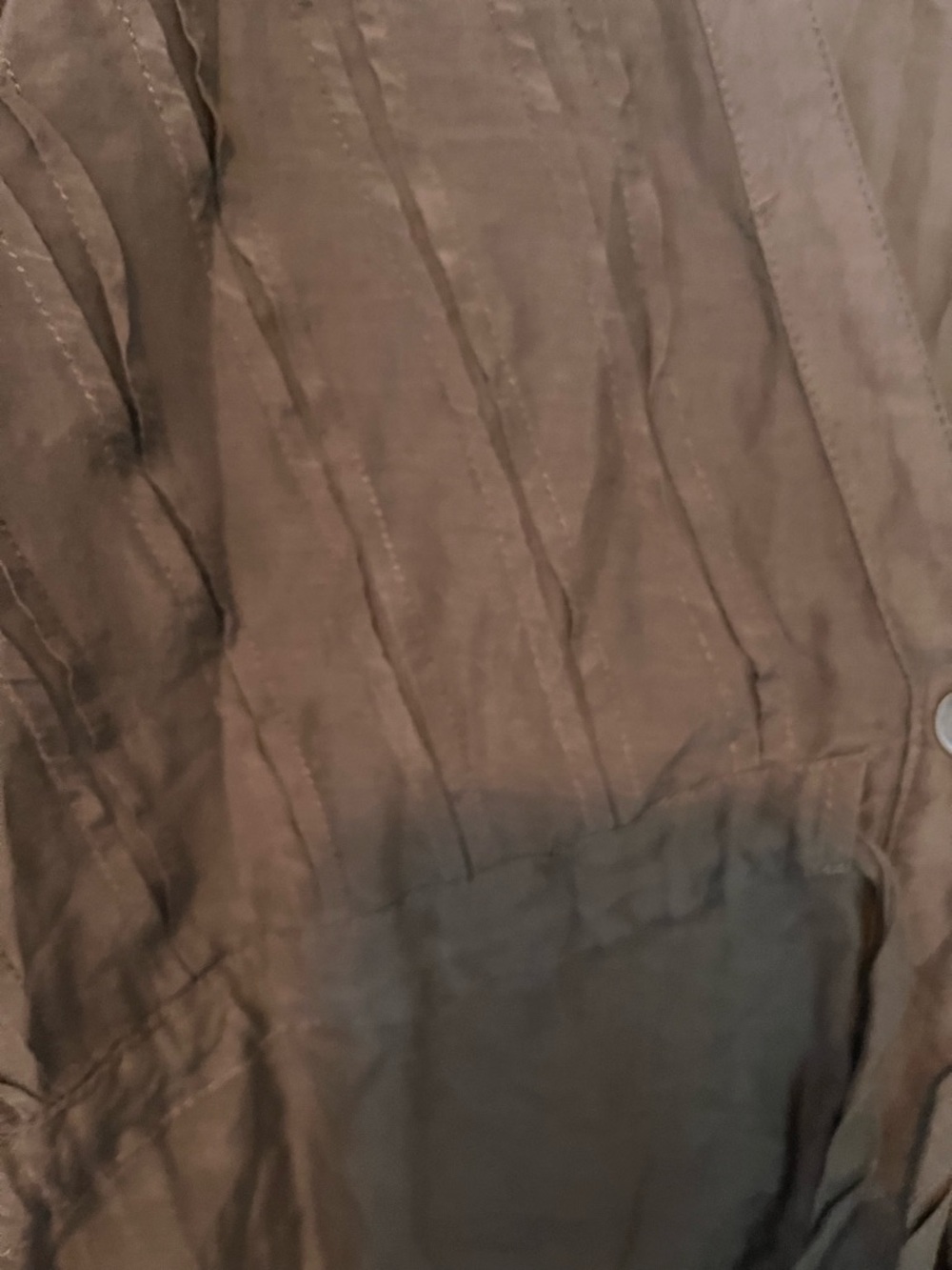 Athleta DayDream Brown Lightweight V-neck Tunic Top cover up Xxs - Picture 6 of 7